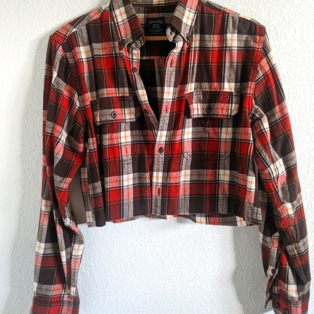 Faded Glory - hand cropped flannel